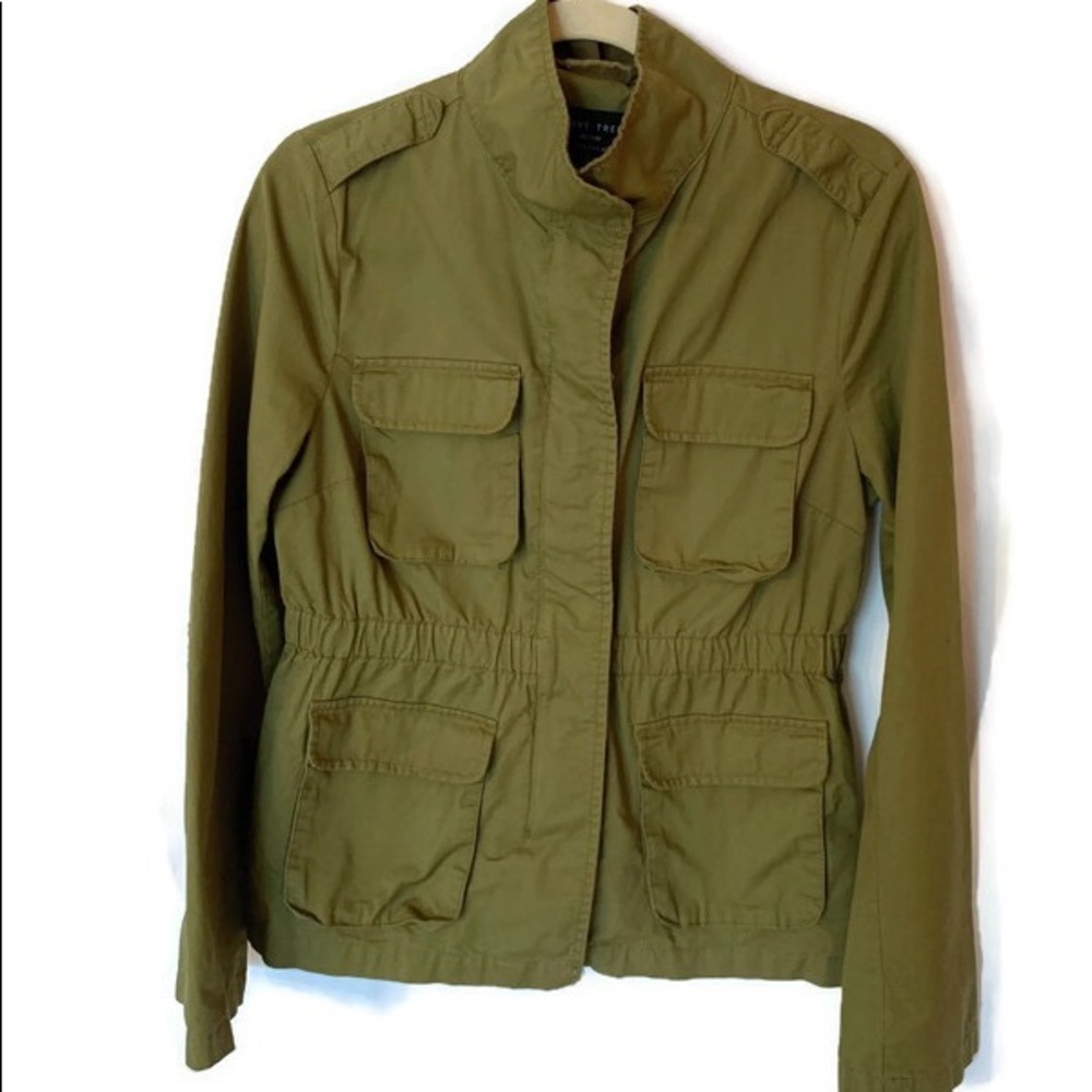 LOVE  TREE  Army Green utility Jacket size med